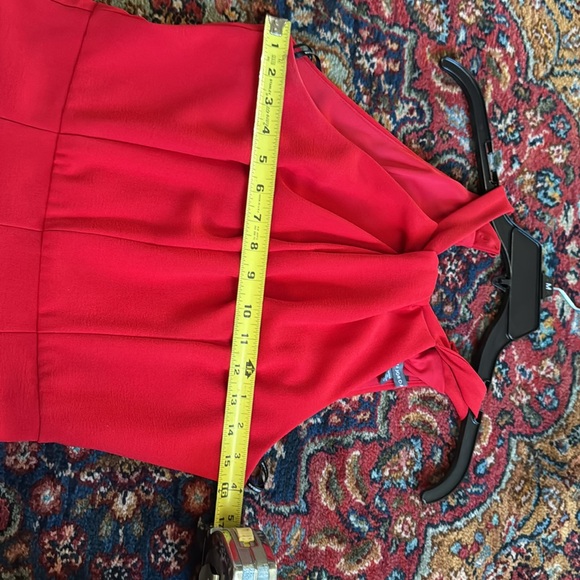 Red Julia Jordan jumpsuit- Size 6. Like new condition. Worn once. - Picture 7 of 9